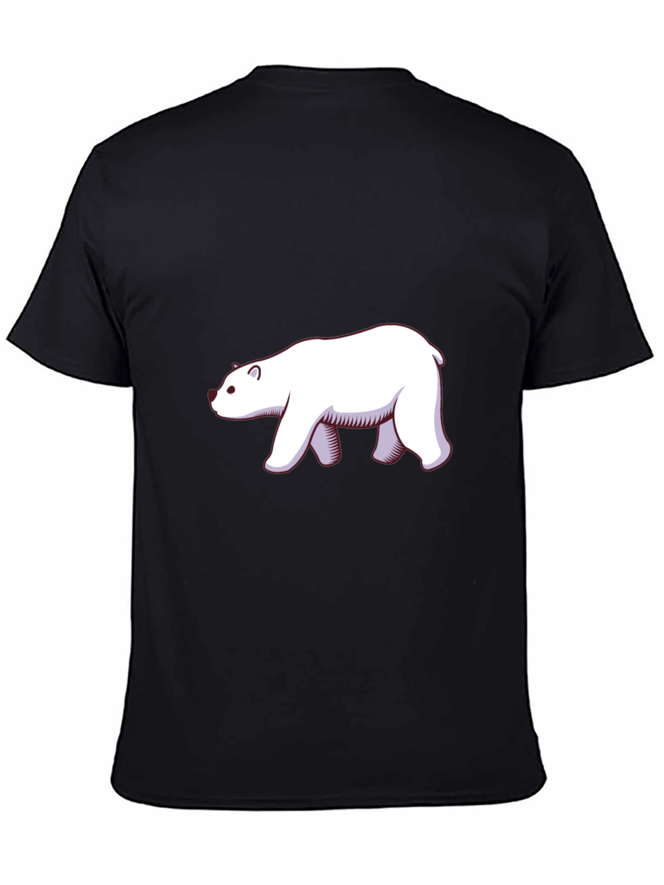 Cool Bear Graphic Tee - Black Cotton T-Shirt