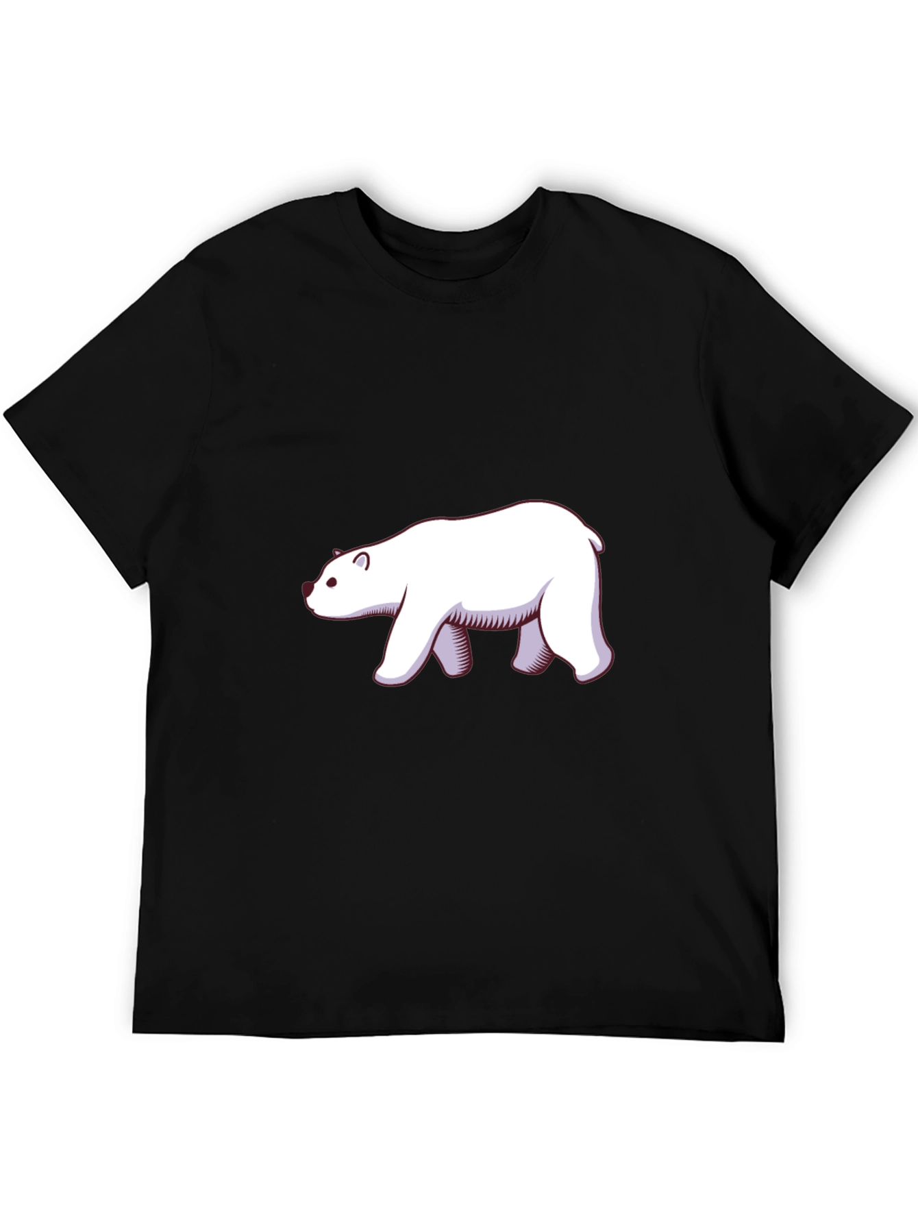 Cool Bear Graphic Tee - Black Cotton T-Shirt