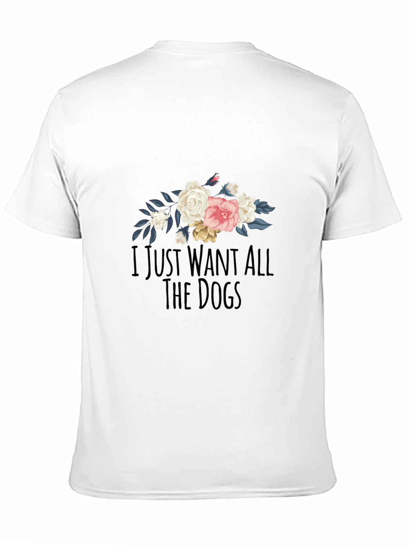 Floral Dog Lover T-Shirt