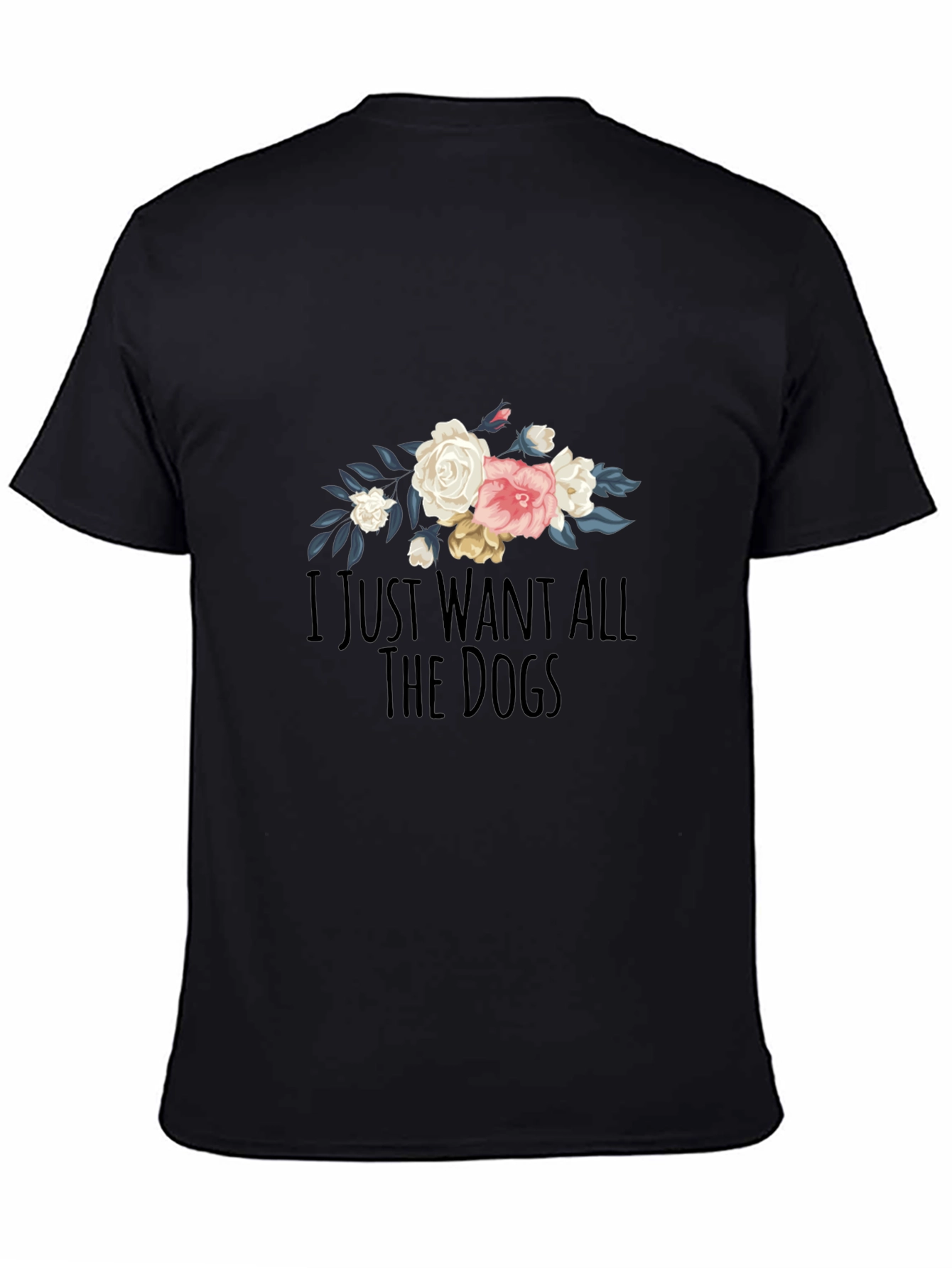 Floral Dog Lover T-Shirt