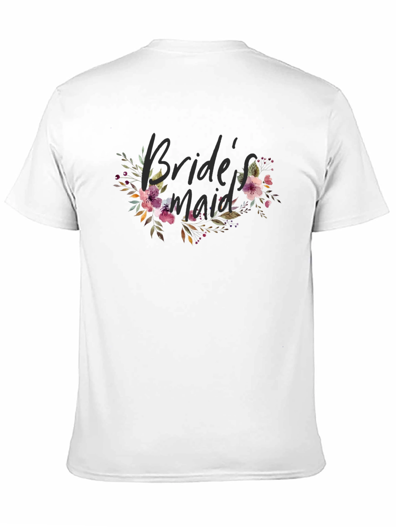Brides Maid Floral T-Shirt