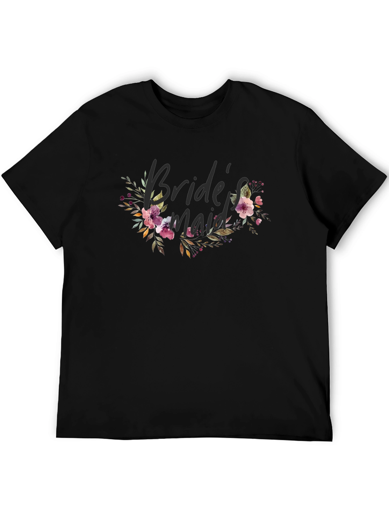 Brides Maid Floral T-Shirt