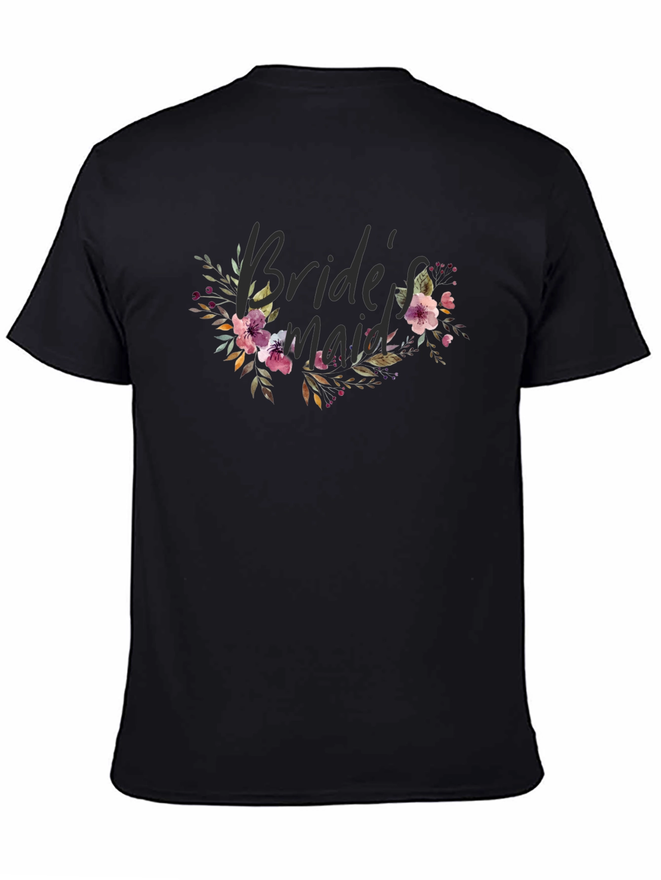 Brides Maid Floral T-Shirt