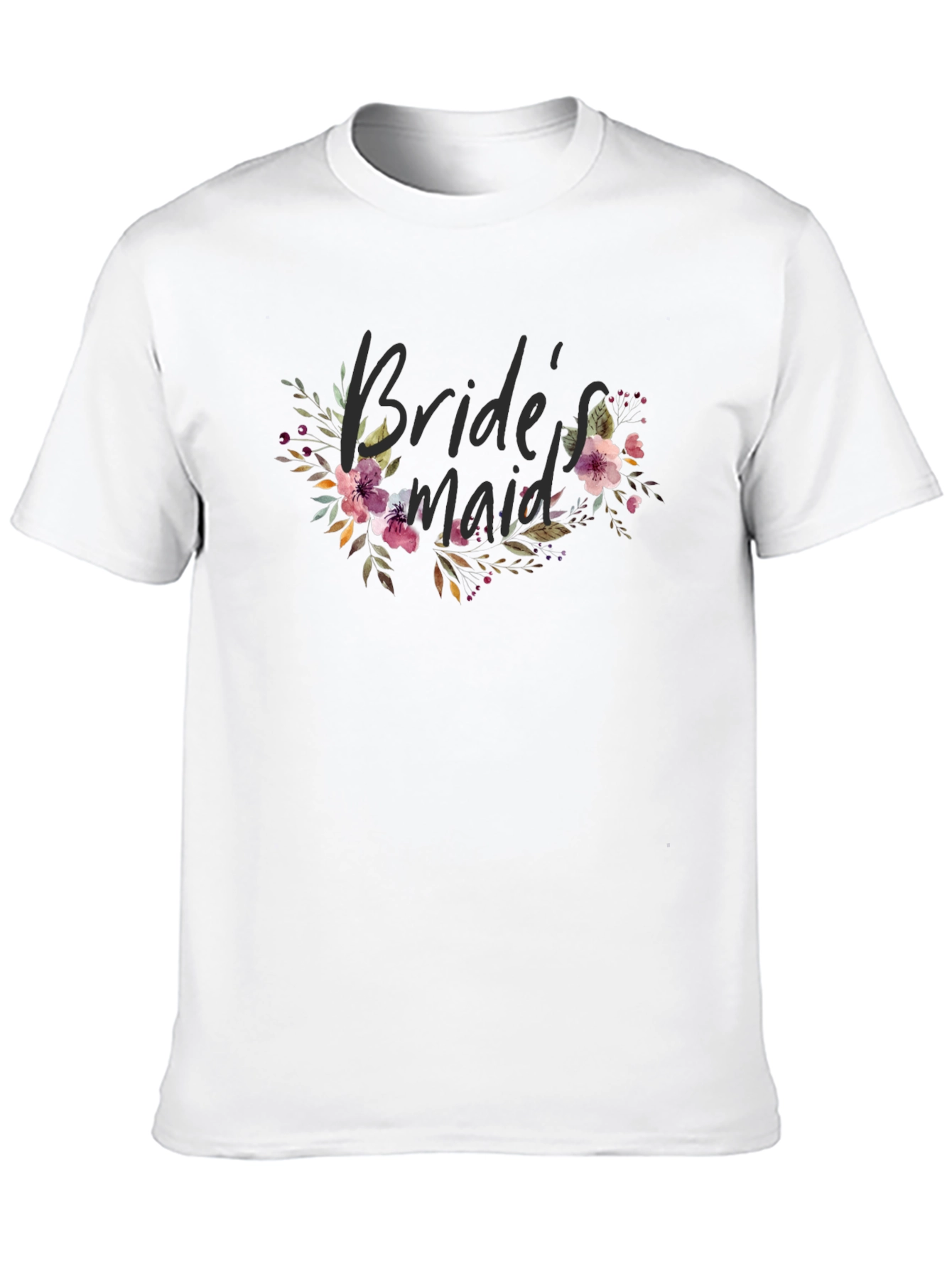 Brides Maid Floral T-Shirt