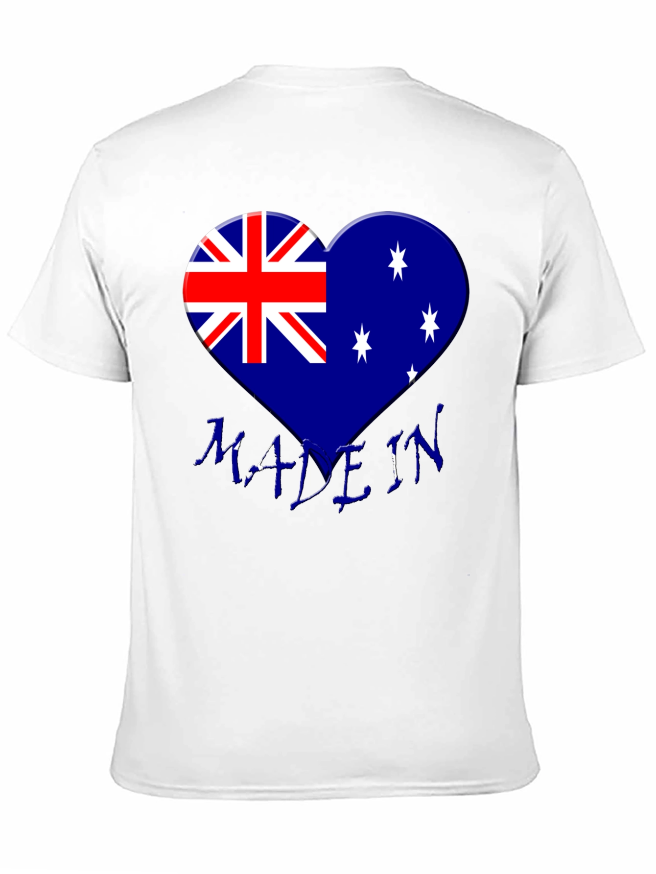 Australia Flag Heart T-Shirt