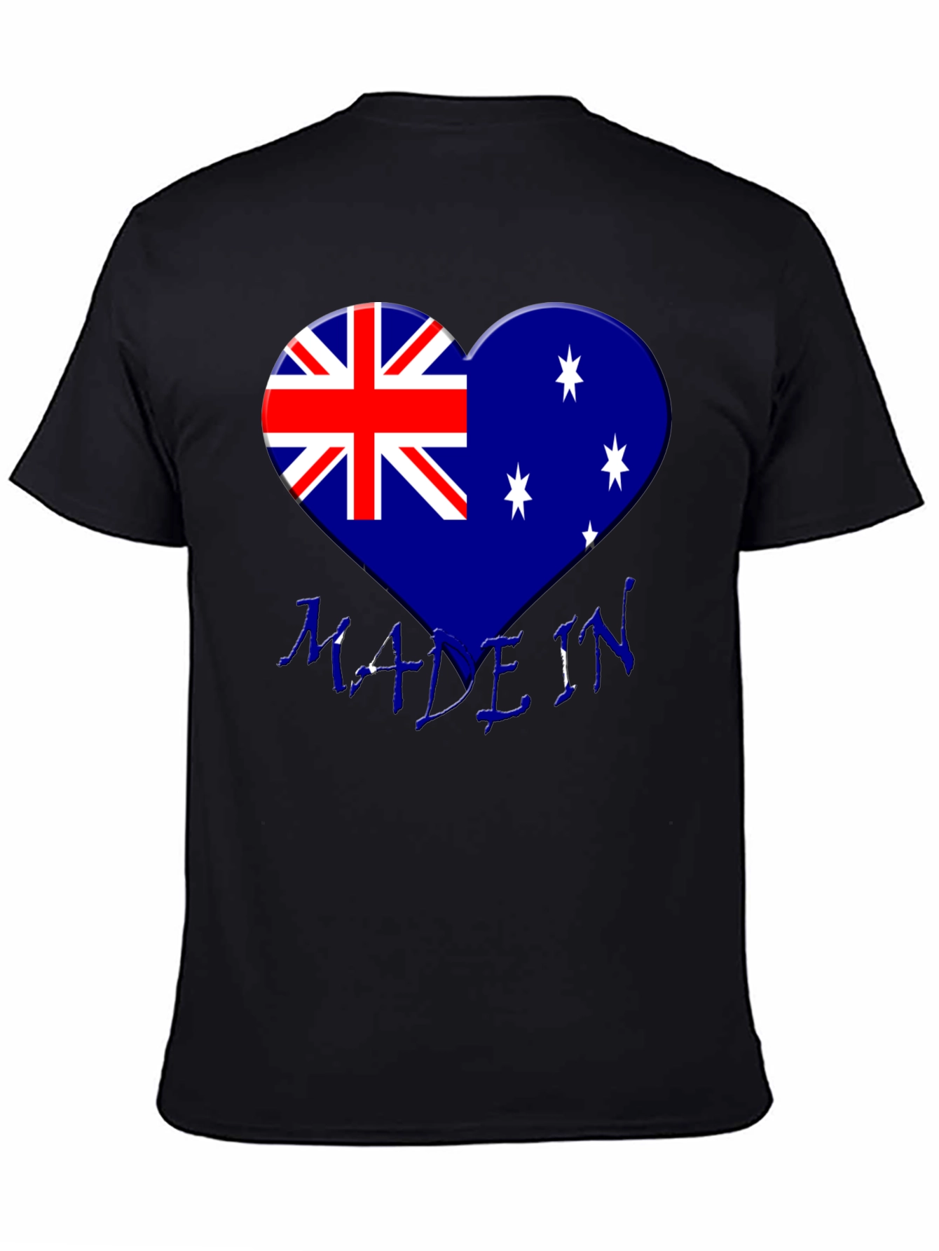 Australia Flag Heart T-Shirt