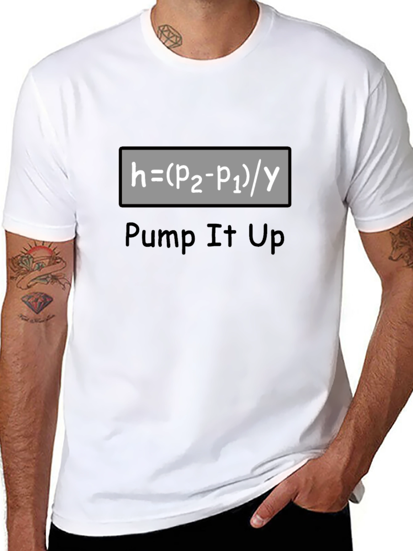 Pump It Up Equation Graphic T-Shirt