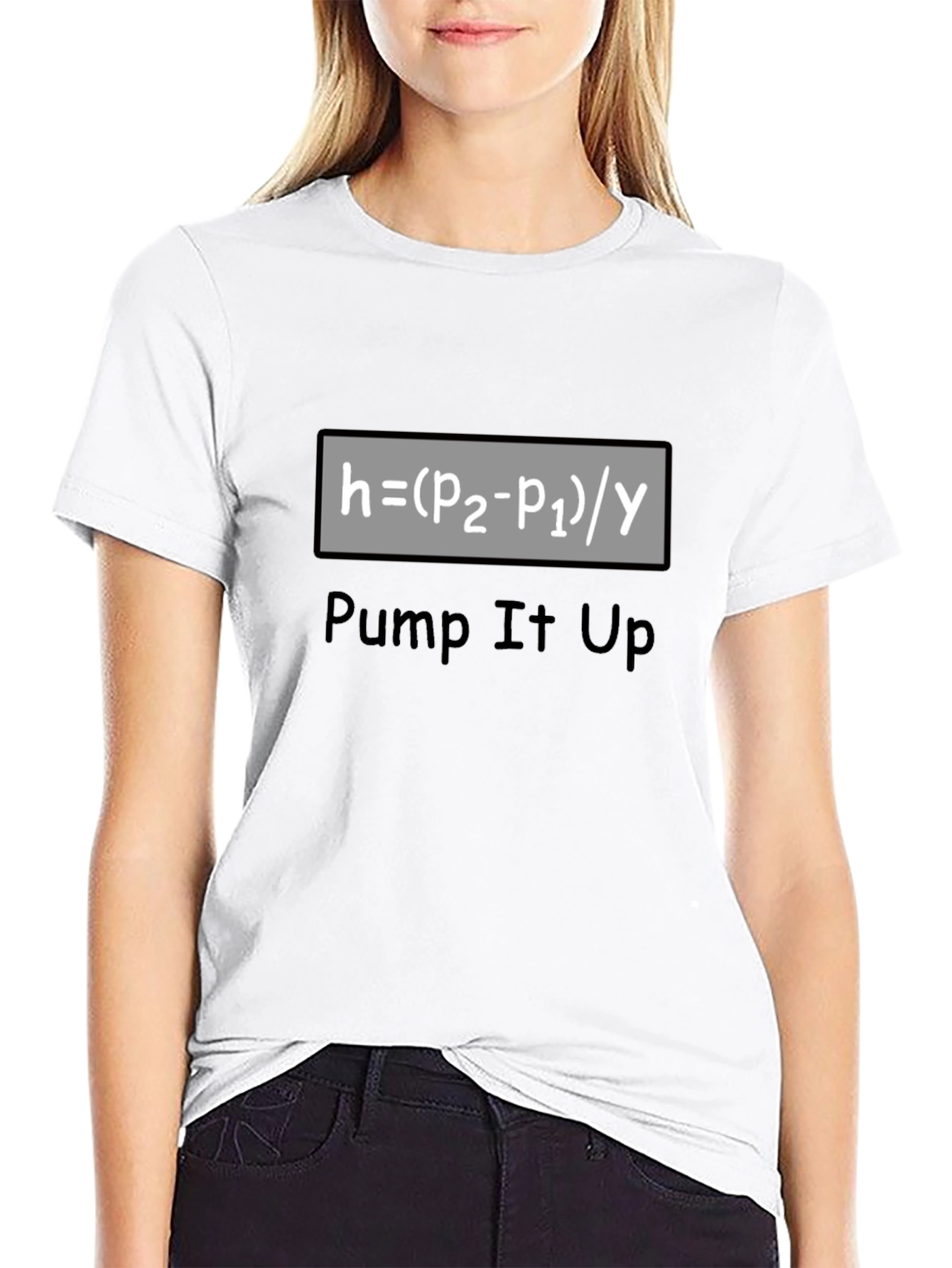 Pump It Up Equation Graphic T-Shirt