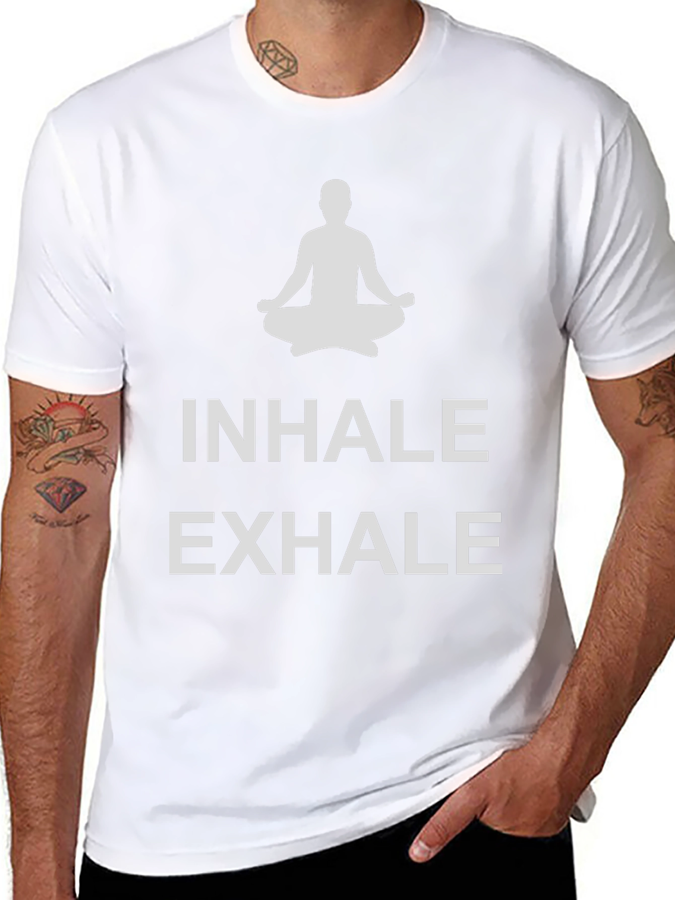 Inhale Exhale Yoga Meditation T-Shirt