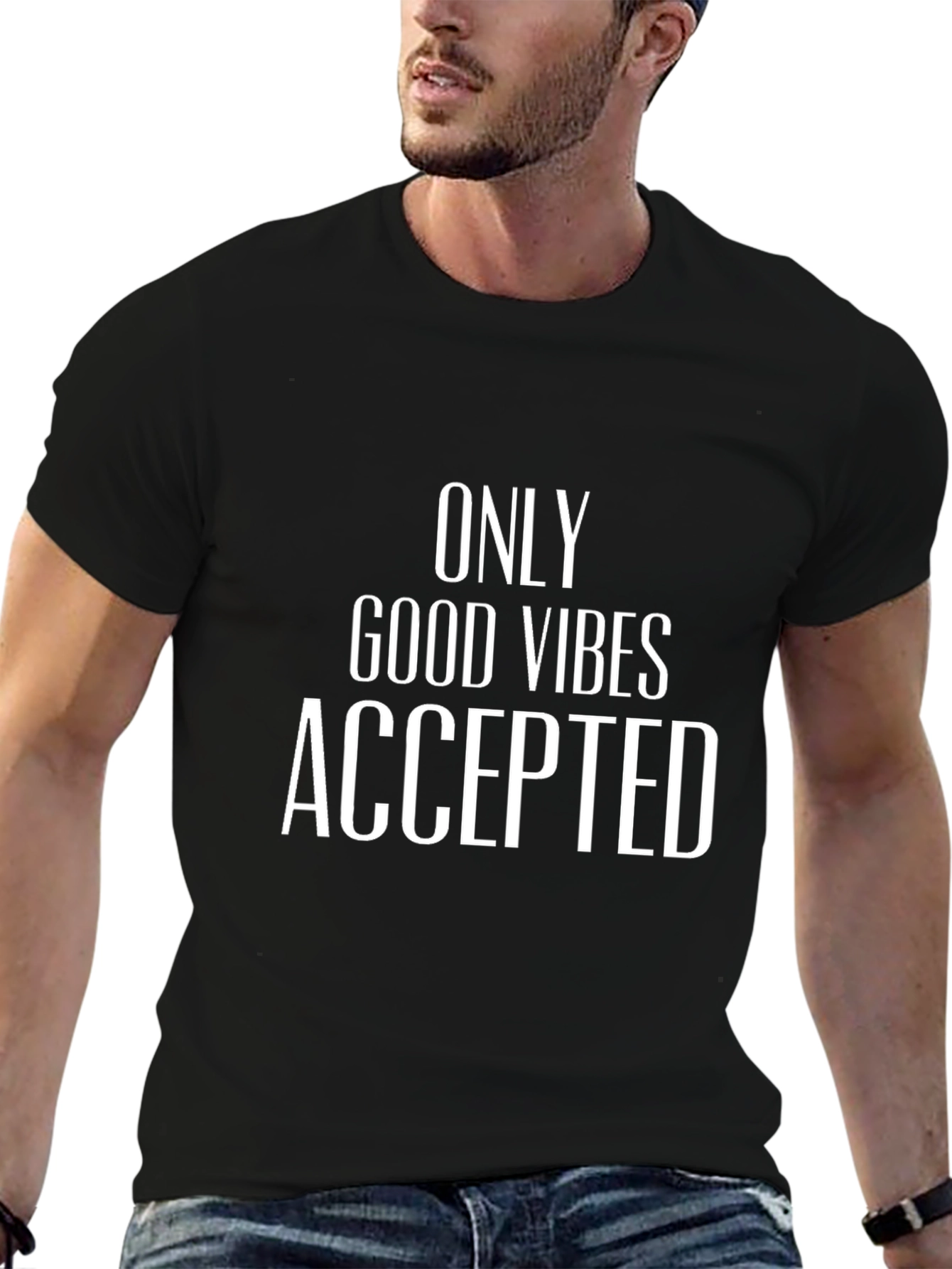 Only Good Vibes Accepted Graphic Tee