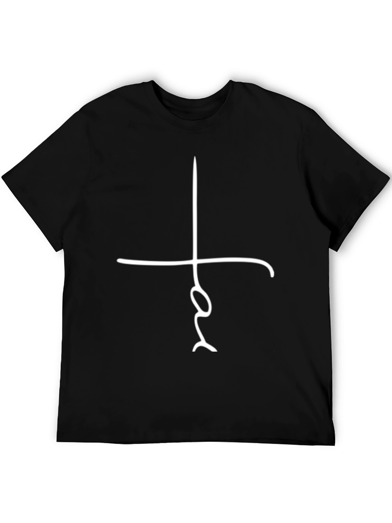 Faith Symbol T-Shirt - Stylish Religious Apparel