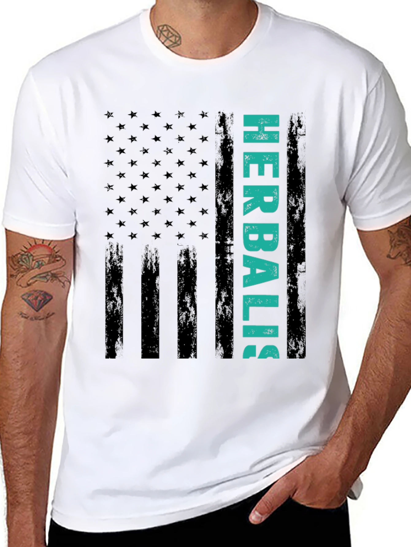 Herbalist American Flag Graphic Tee