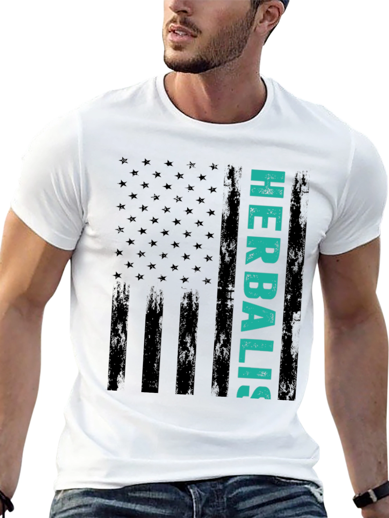 Herbalist American Flag Graphic Tee