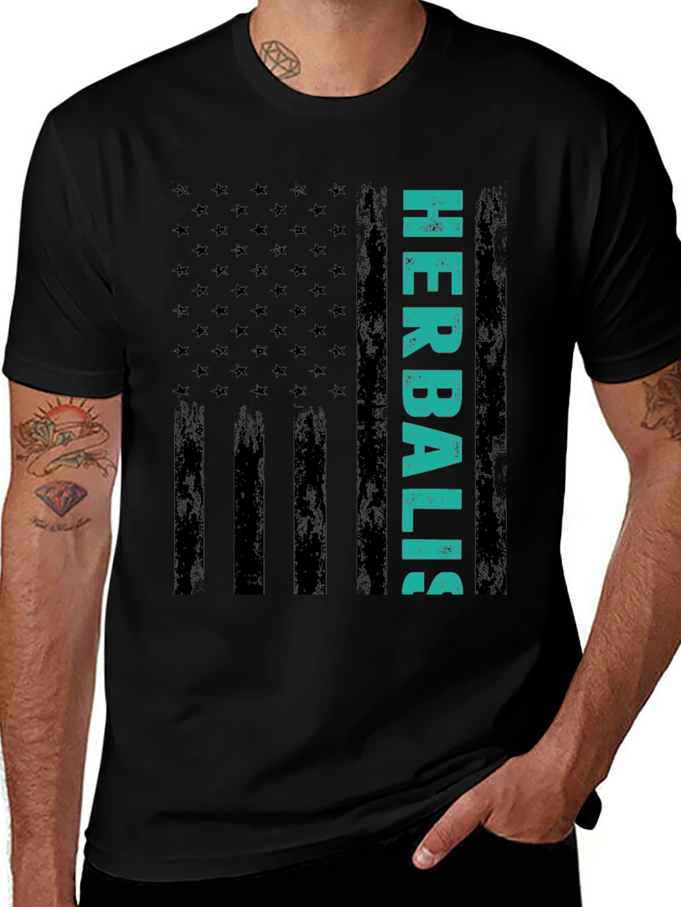 Herbalist American Flag Graphic Tee