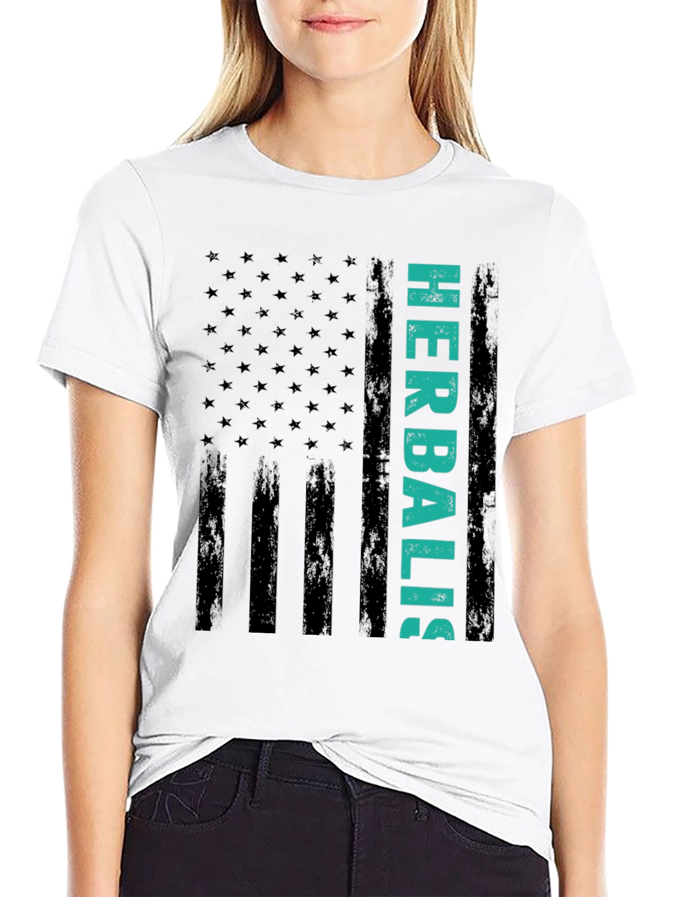 Herbalist American Flag Graphic Tee