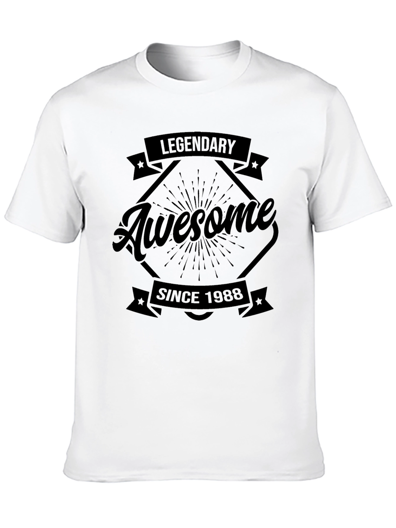 Legendary Awesome Since 1988 Black T-Shirt
