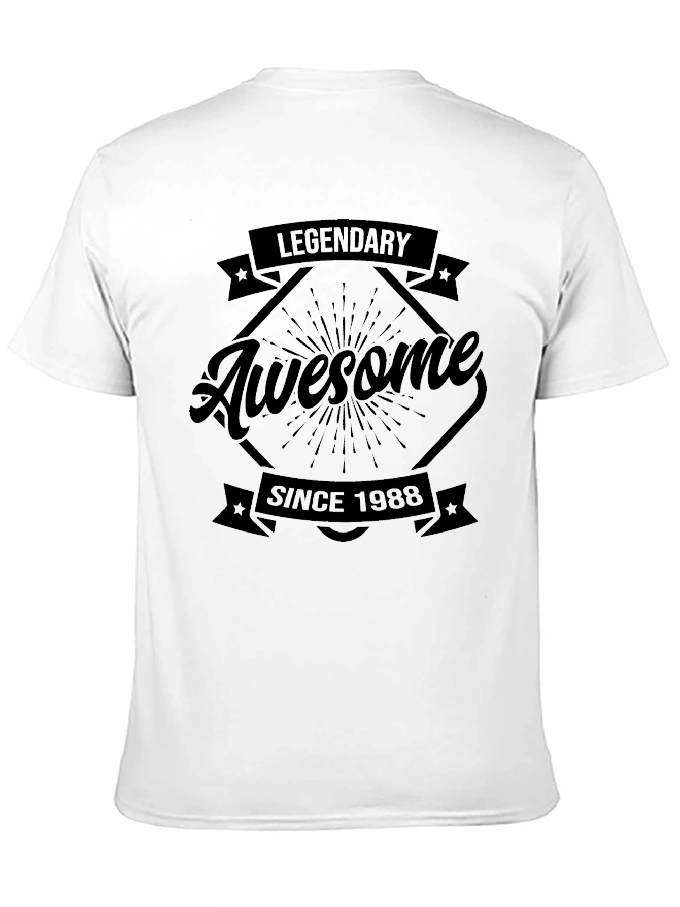 Legendary Awesome Since 1988 Black T-Shirt
