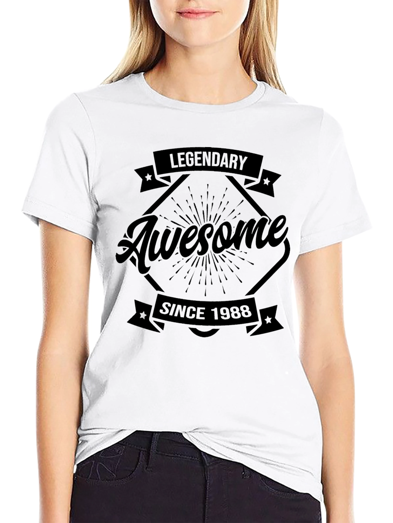 Legendary Awesome Since 1988 Black T-Shirt