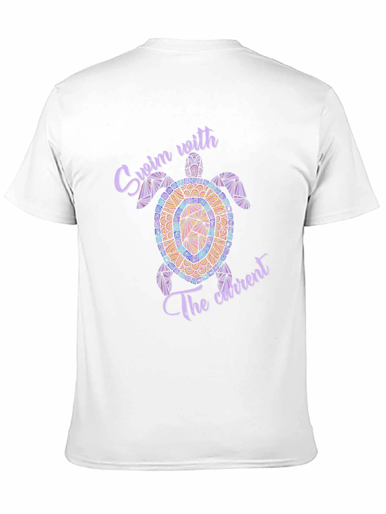 Swim with the Current Turtle T-Shirt