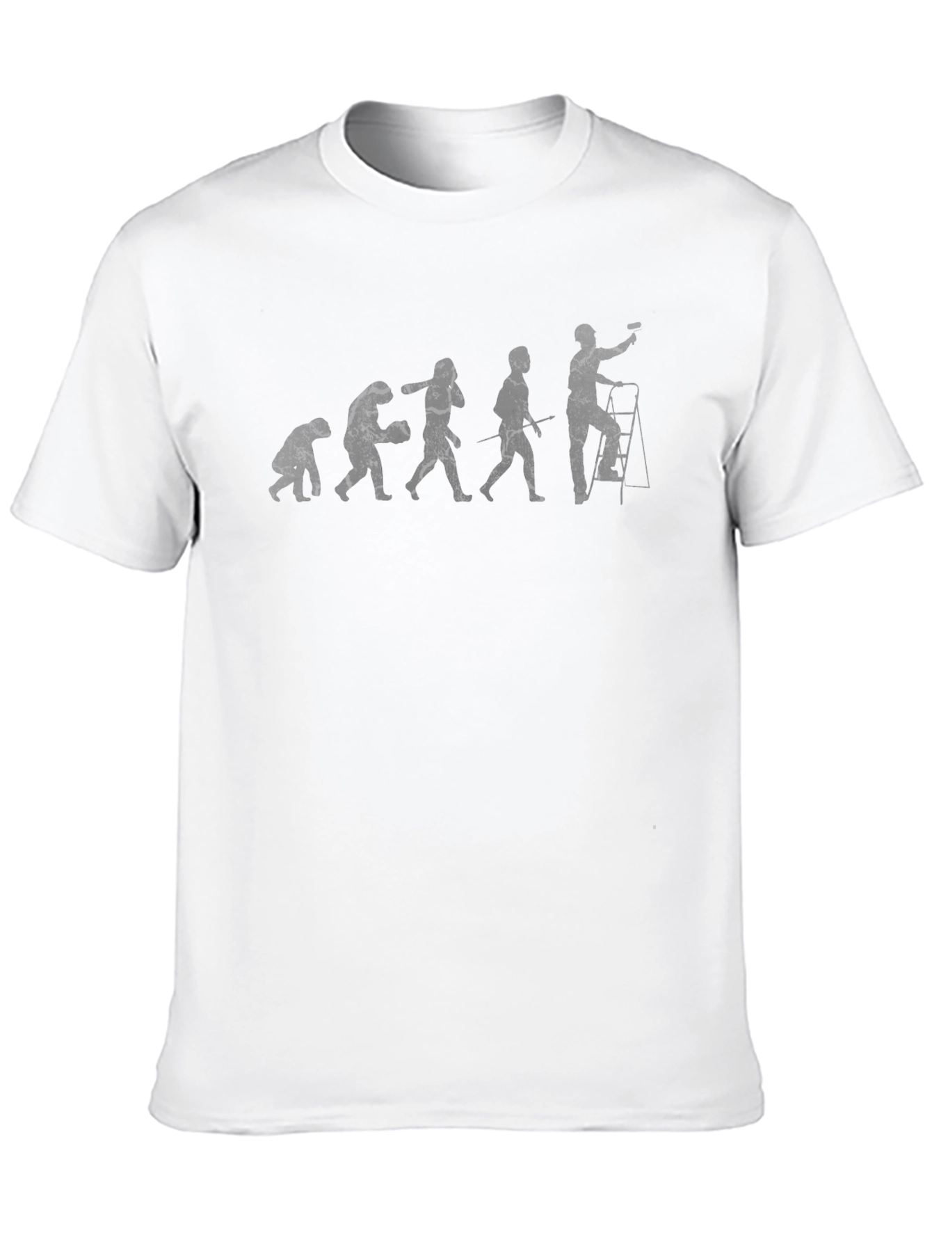 Evolution Painter T-Shirt - Black Cotton