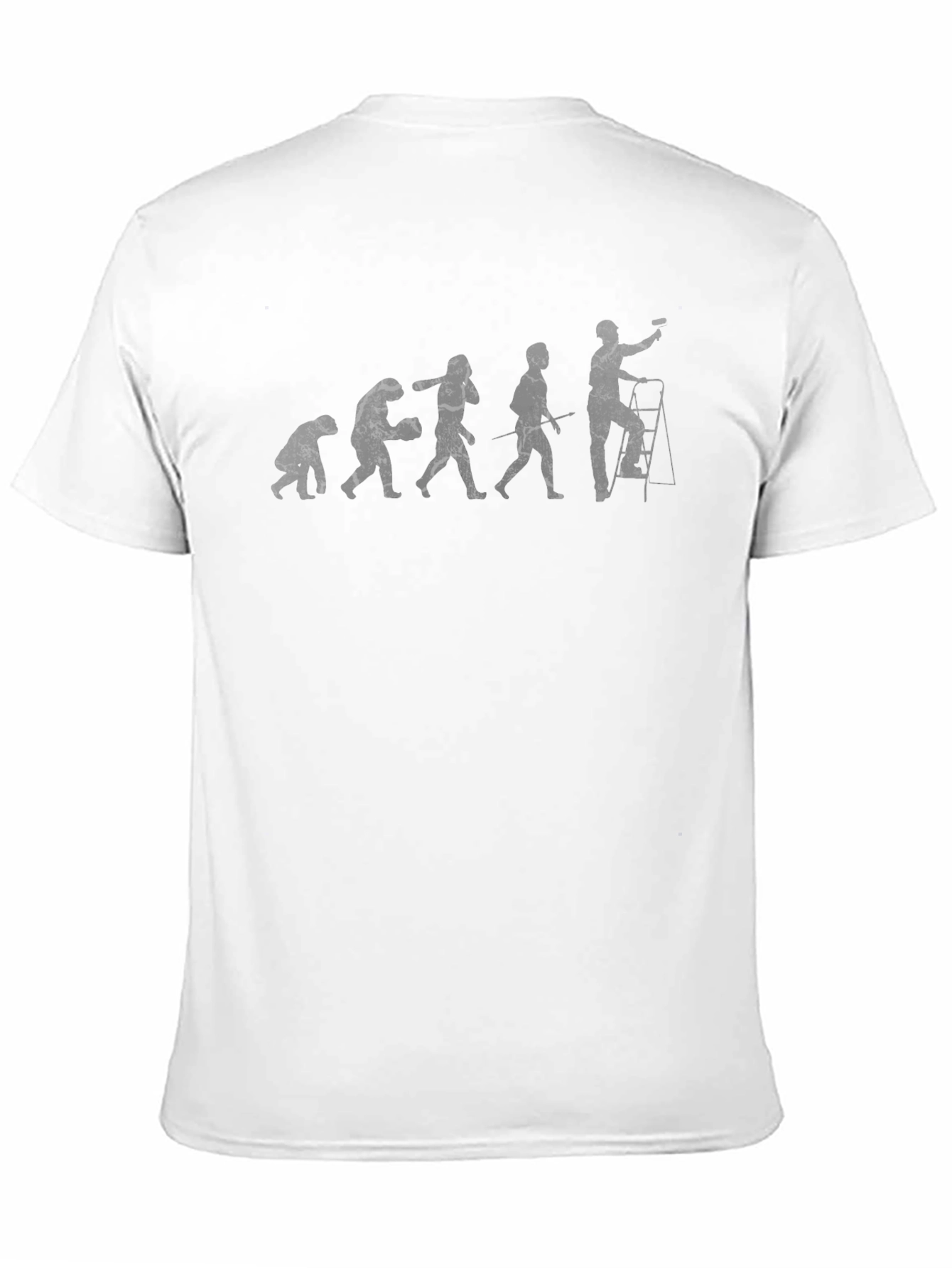 Evolution Painter T-Shirt - Black Cotton