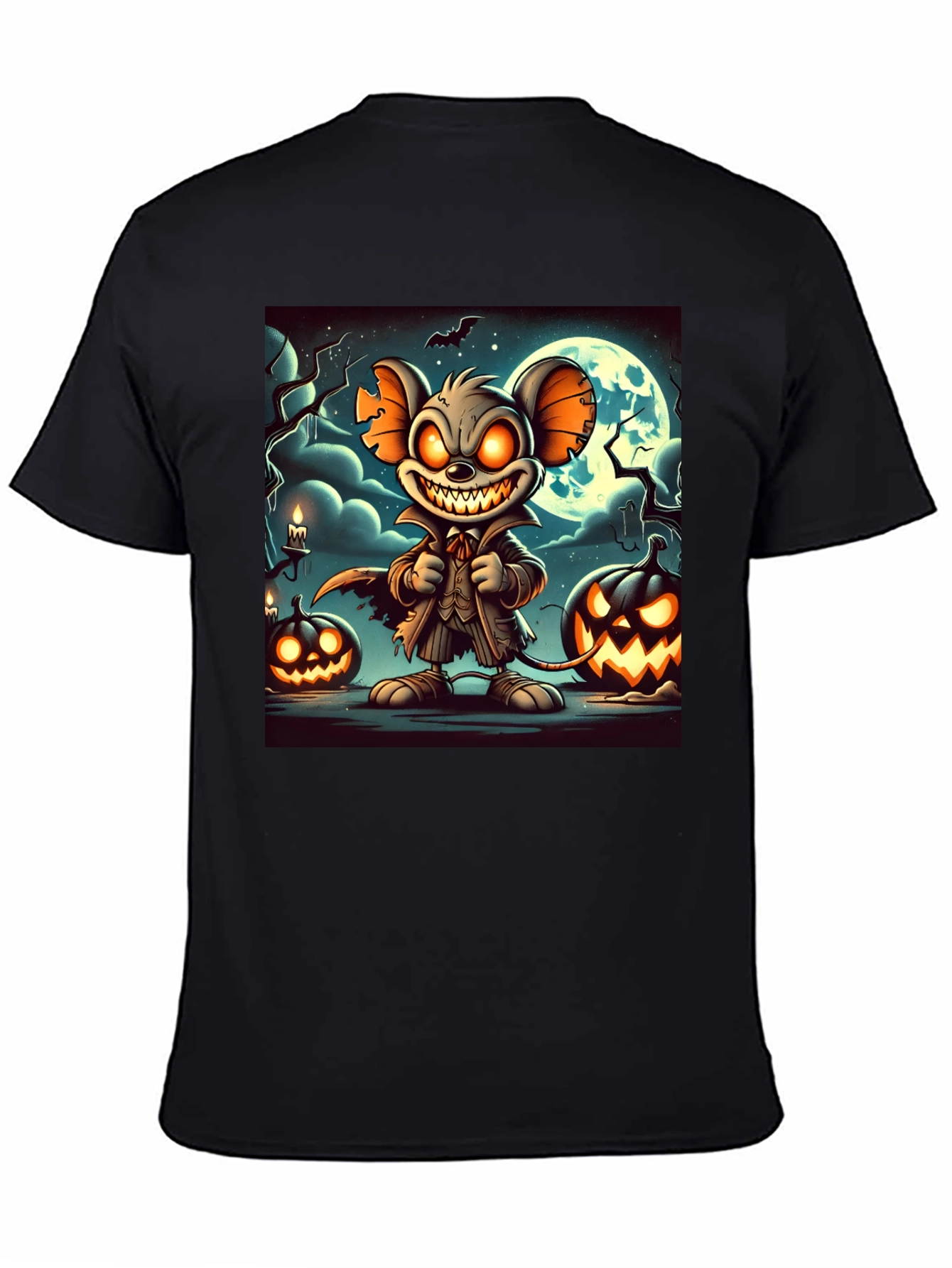 Spooky Halloween Mouse T-Shirt