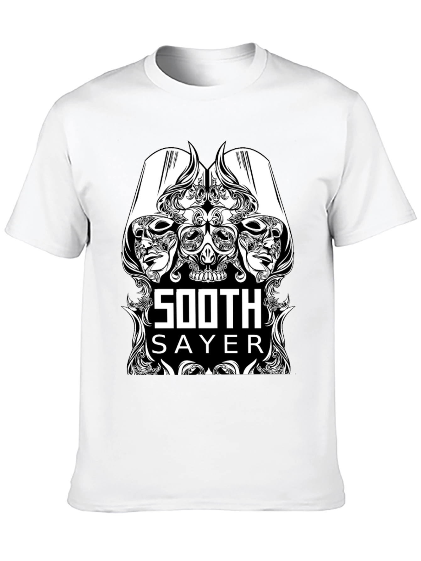 Soothsayer Graphic Print Black Tee