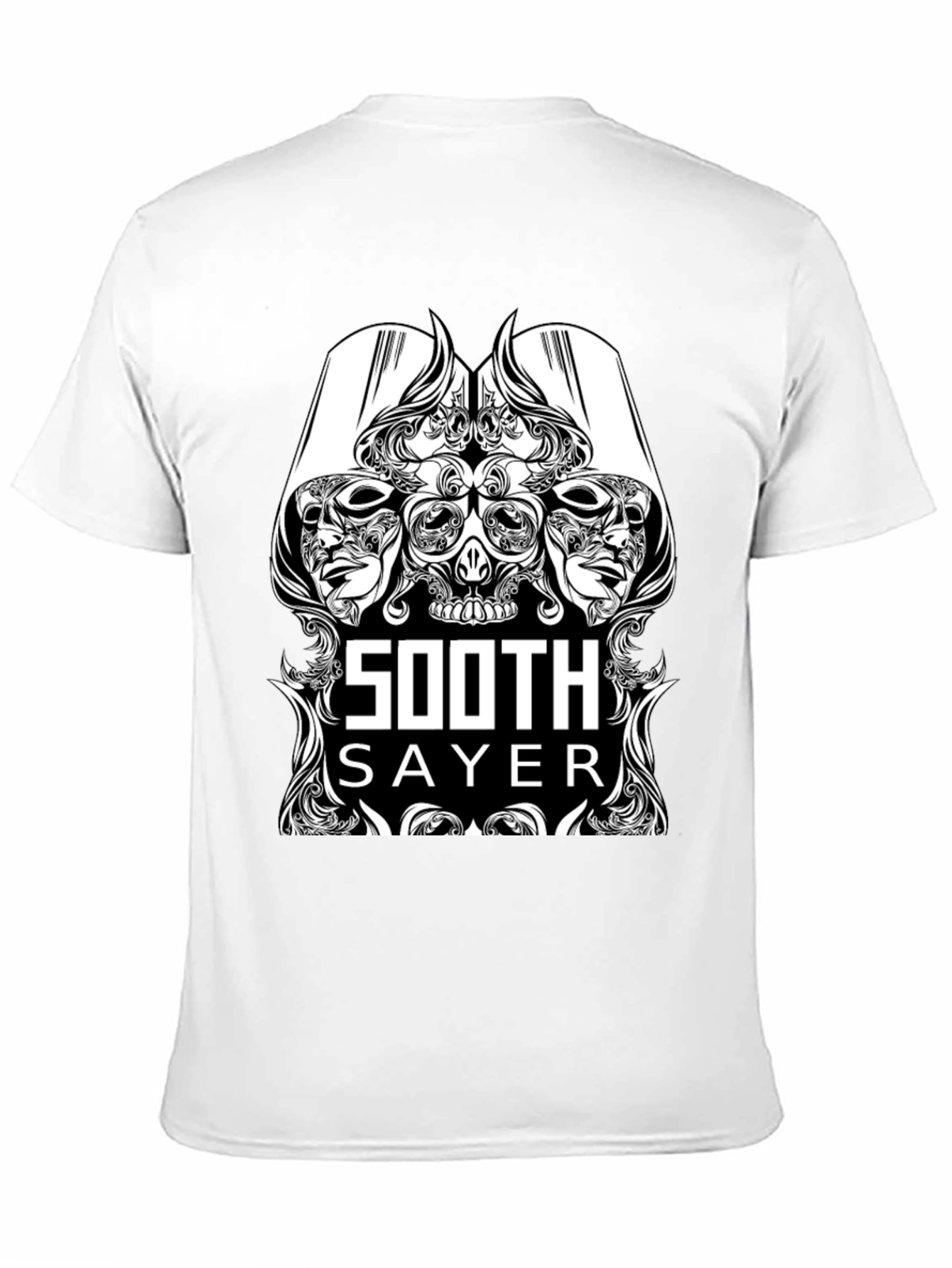 Soothsayer Graphic Print Black Tee