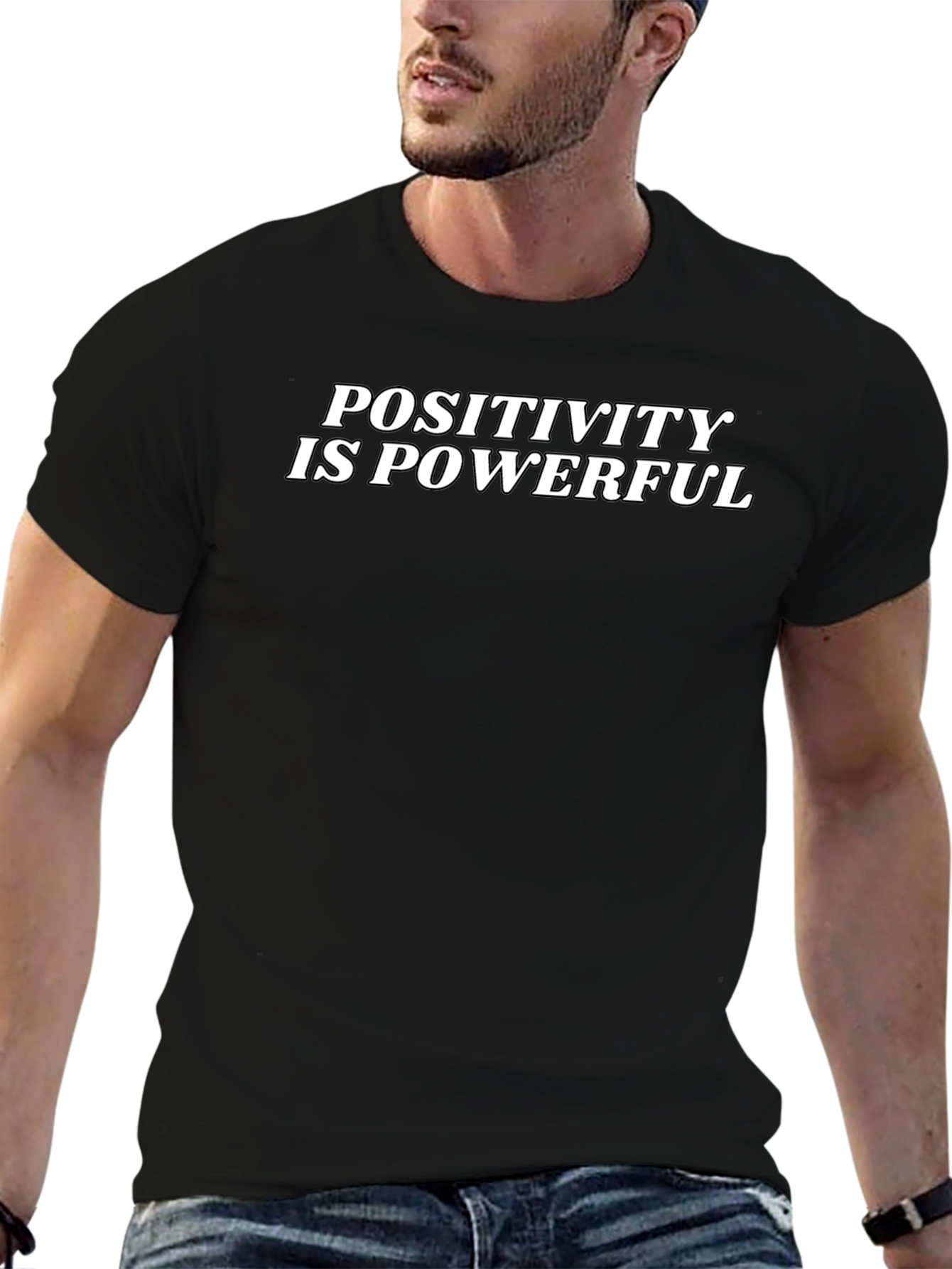 Positivity is Powerful Graphic T-Shirt