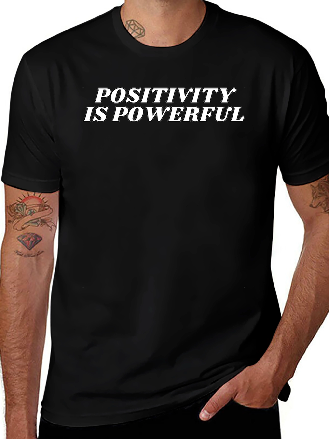 Positivity is Powerful Graphic T-Shirt
