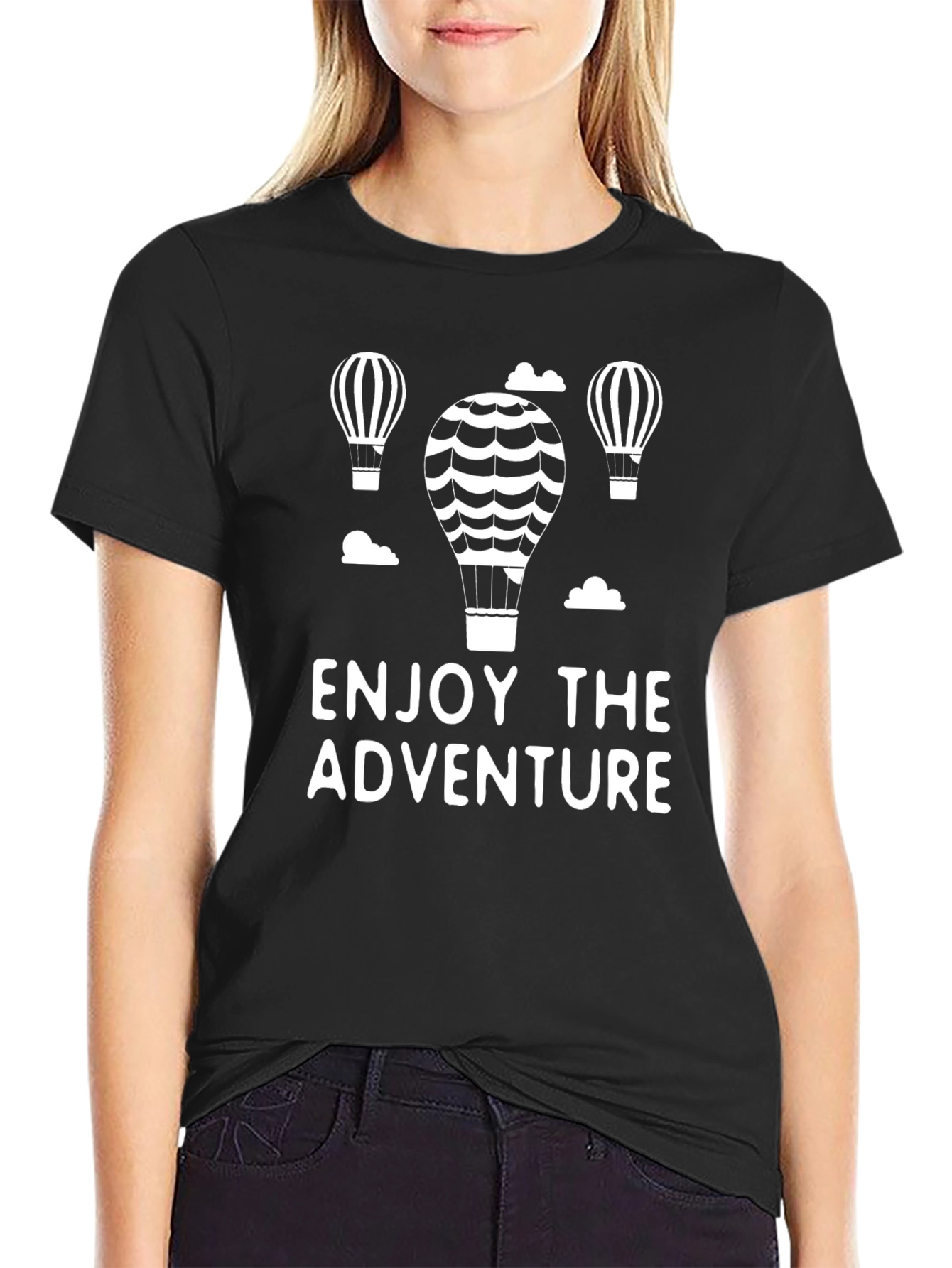 Adventure Time Hot Air Balloon Graphic Tee