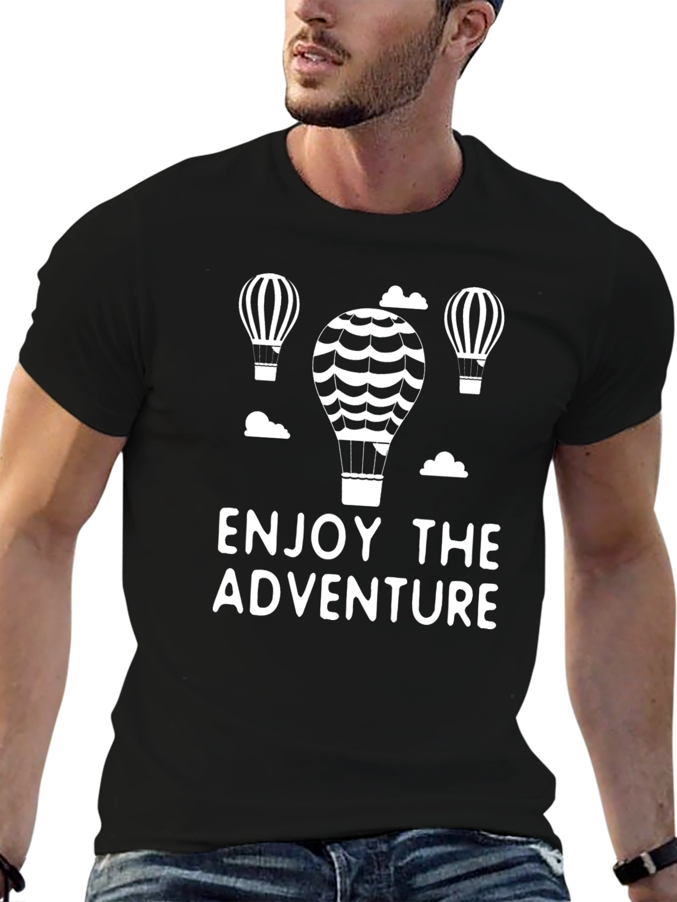 Adventure Time Hot Air Balloon Graphic Tee