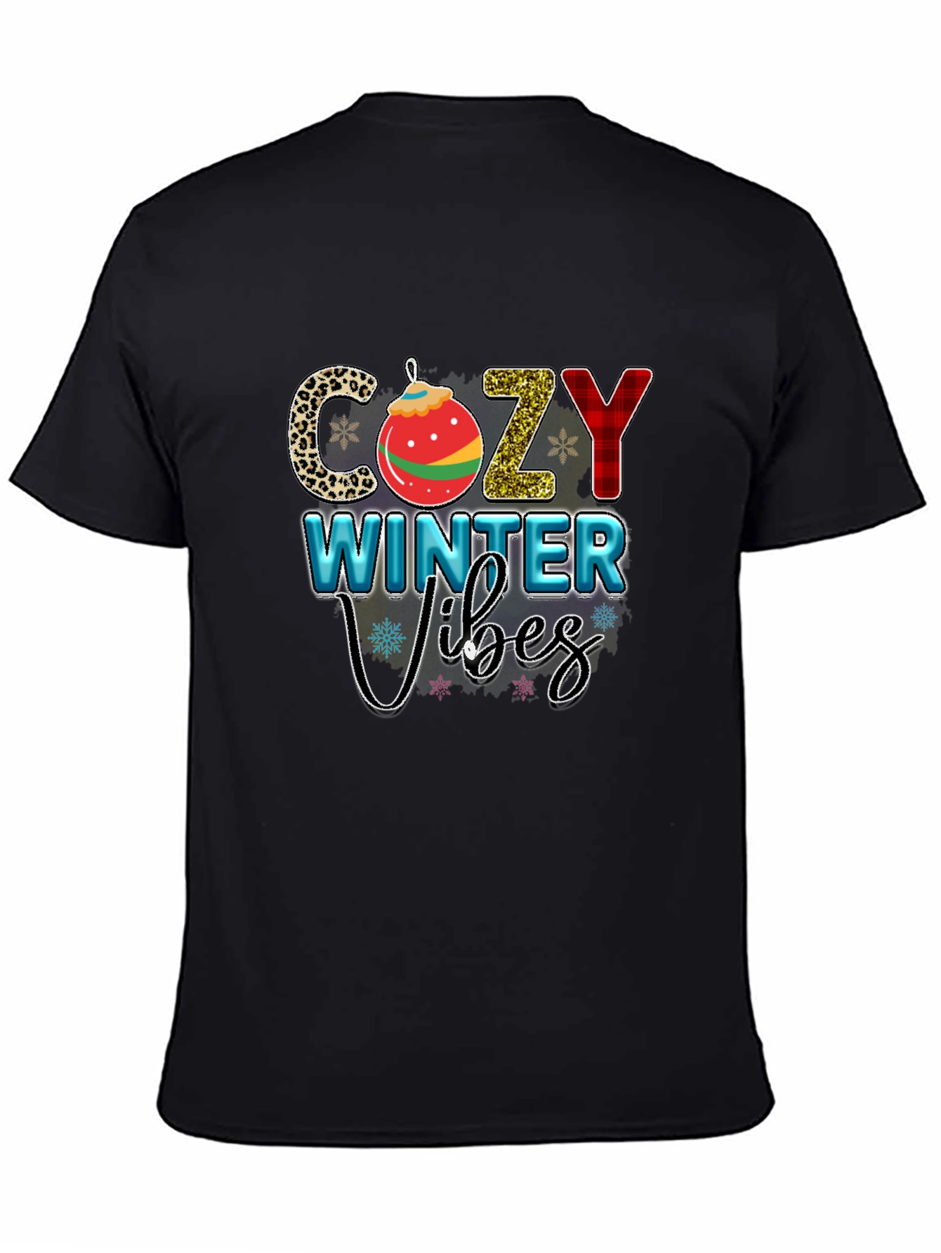 Cozy Winter Vibes Graphic Tee Shirt