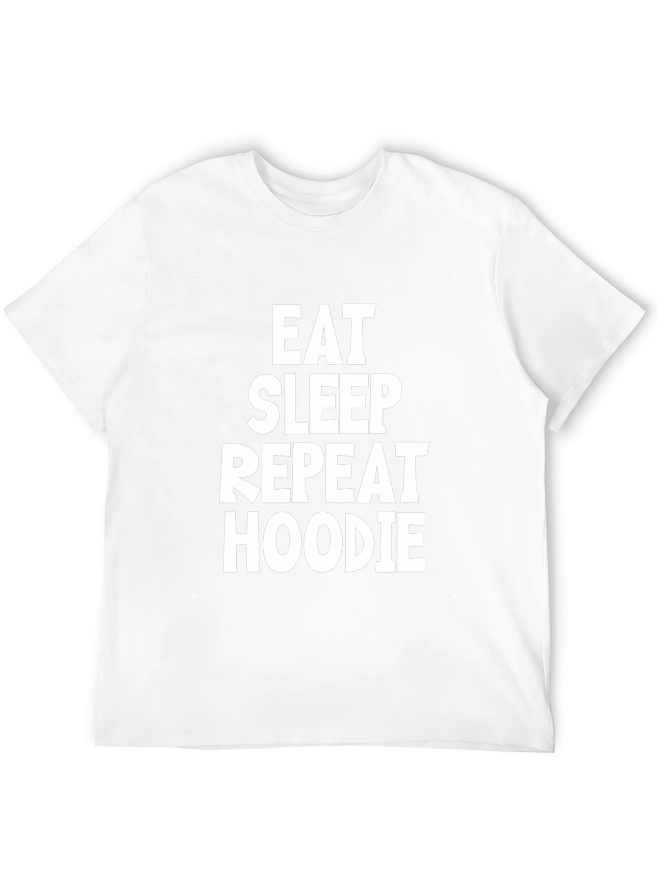 Eat Sleep Repeat Hoodie T-Shirt - Black