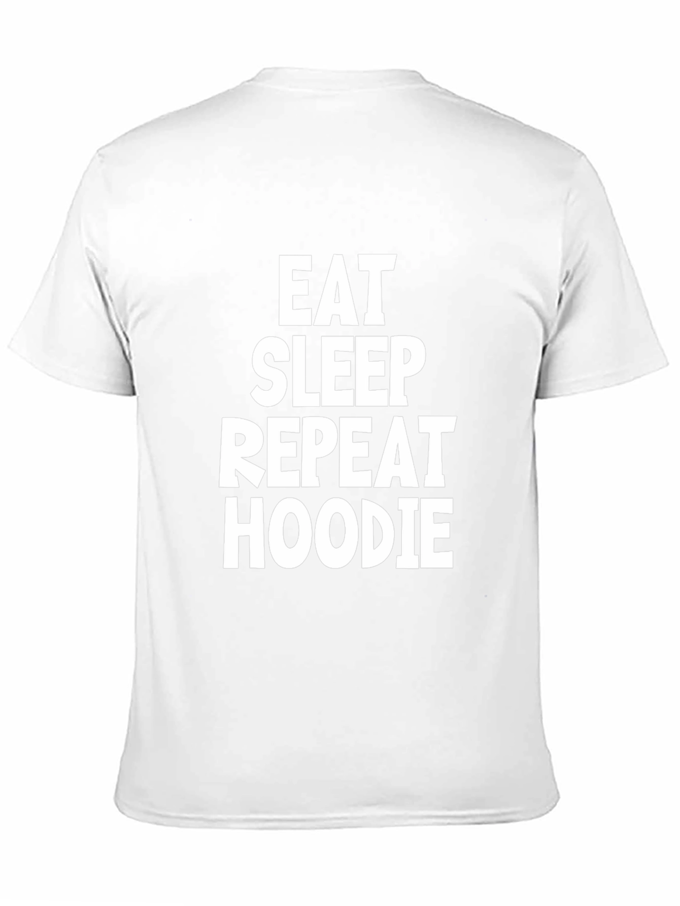 Eat Sleep Repeat Hoodie T-Shirt - Black