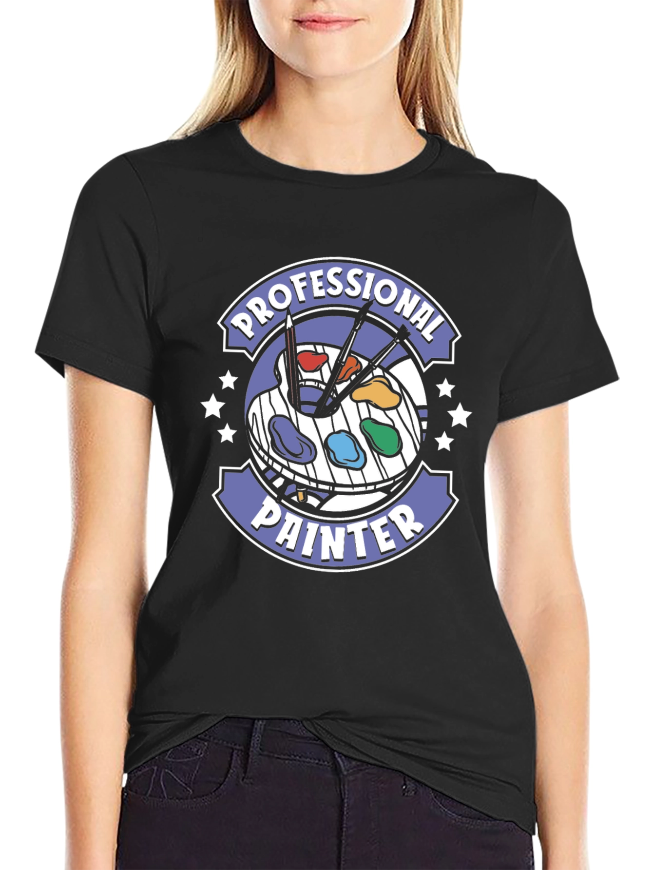 Professional Painter T-Shirt Artist Palette Design
