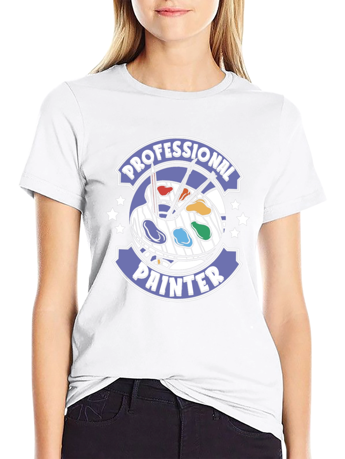 Professional Painter T-Shirt Artist Palette Design