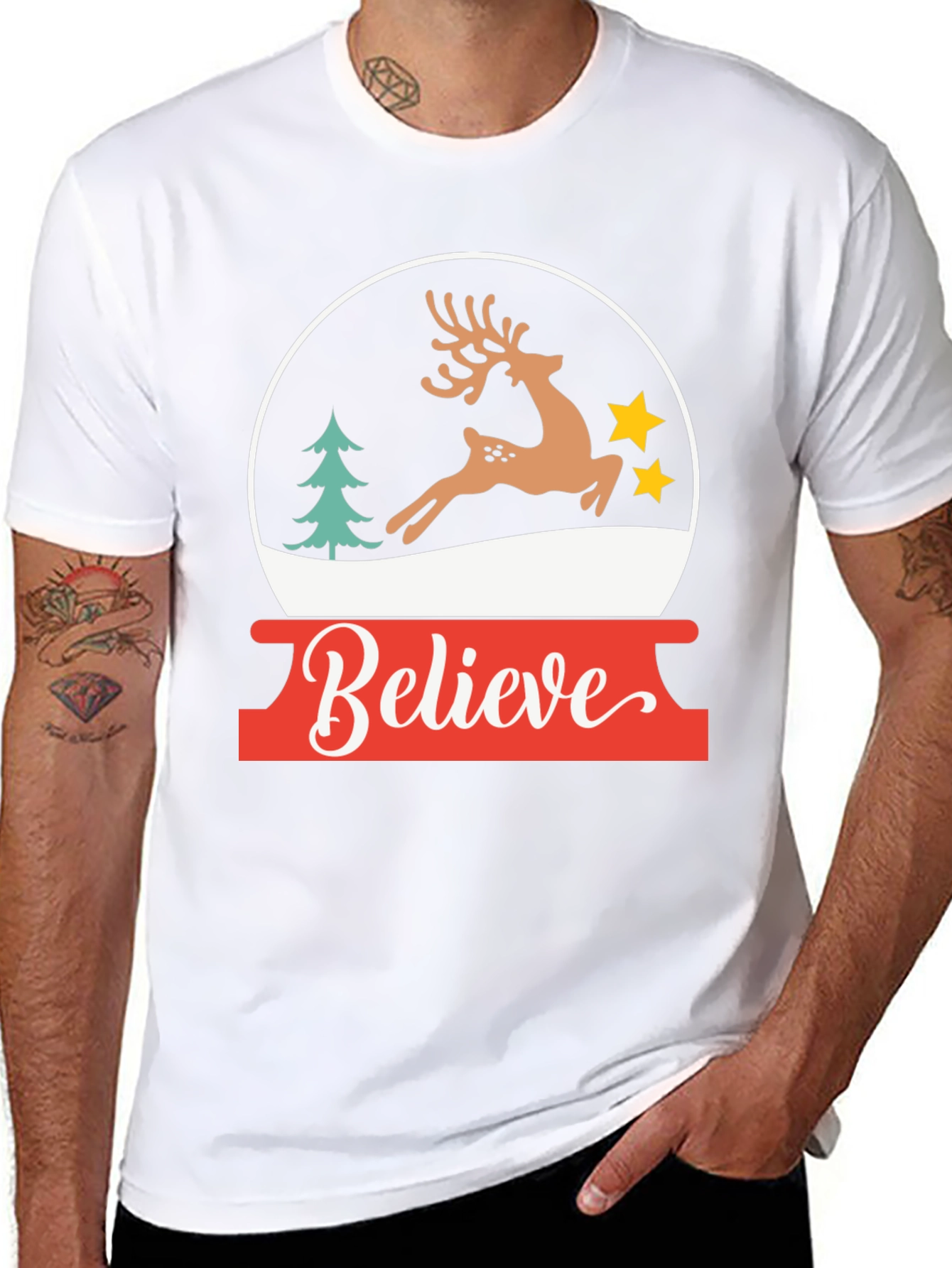 Believe Christmas Graphic Tee