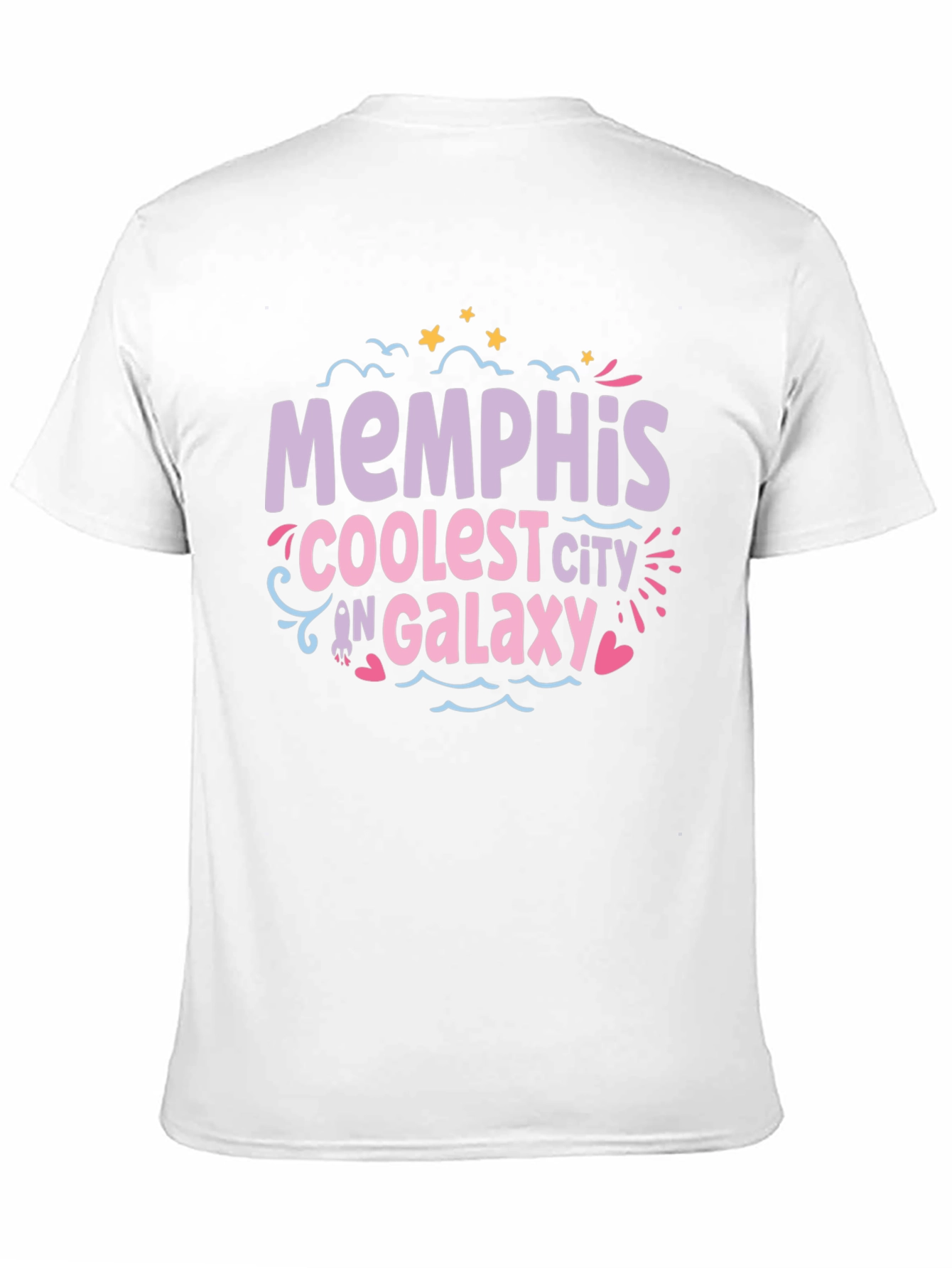 Memphis Coolest City T-Shirt - Black Cotton Tee
