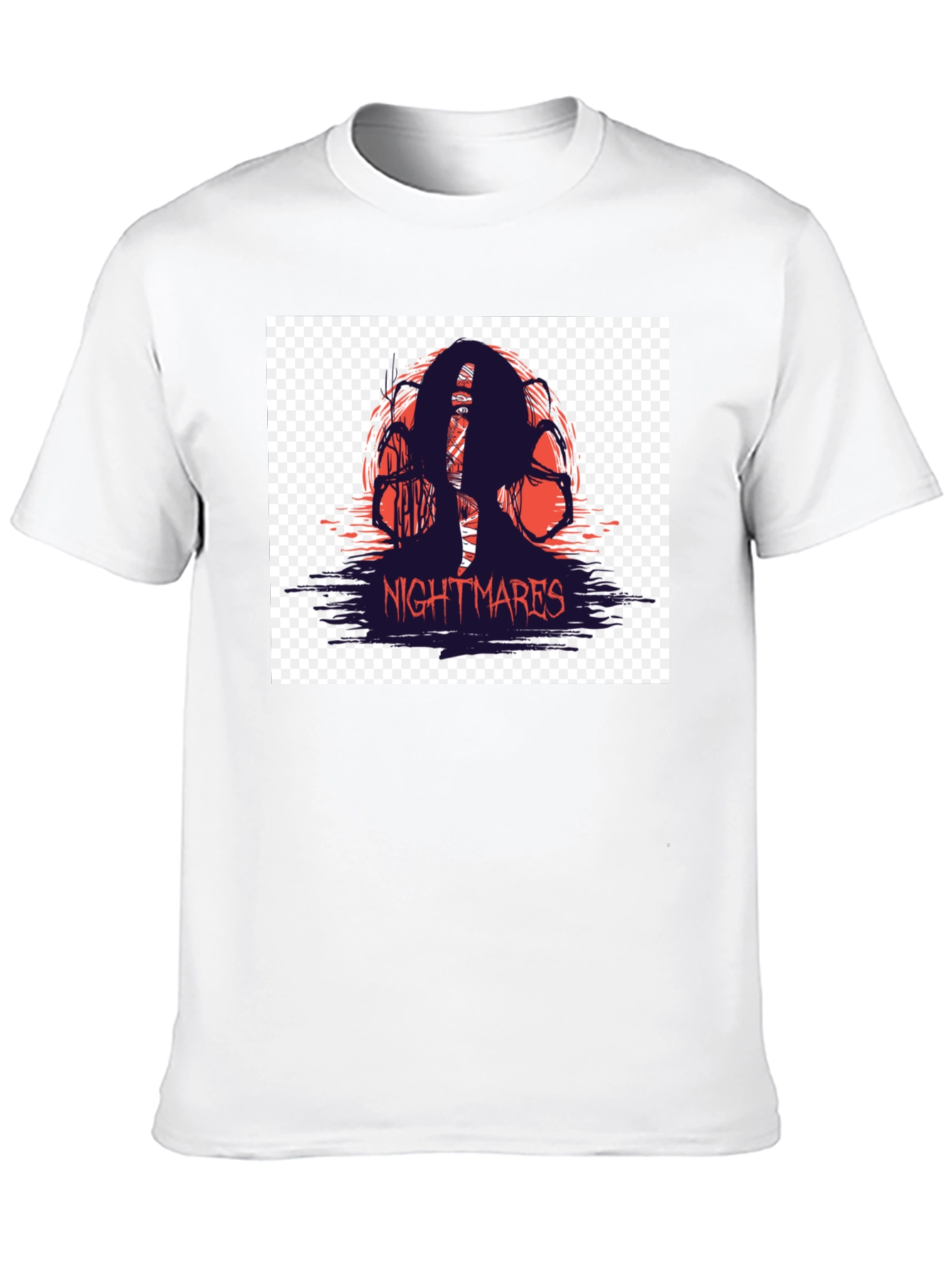 Nightmares Graphic T-Shirt - Black Horror Tee