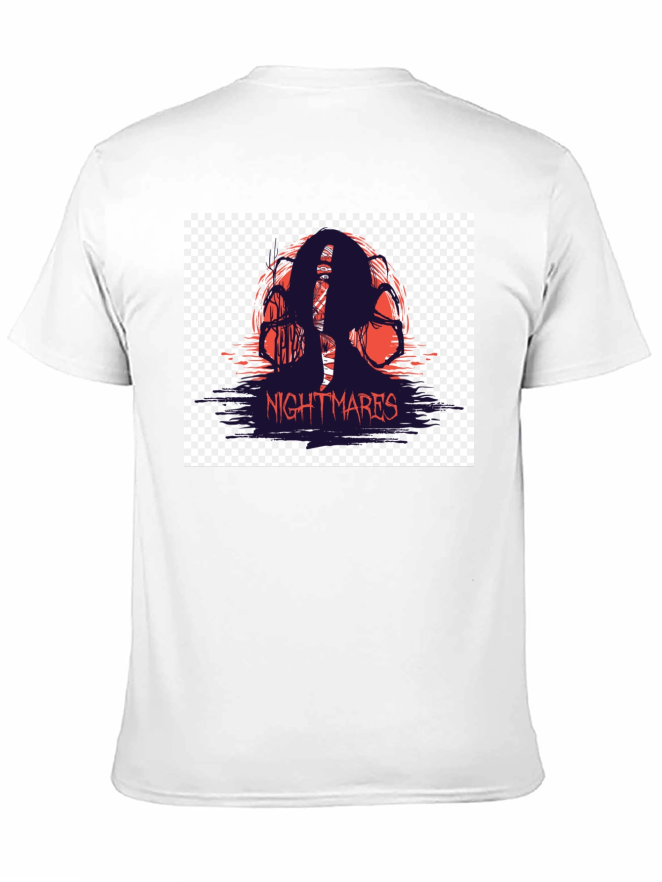 Nightmares Graphic T-Shirt - Black Horror Tee