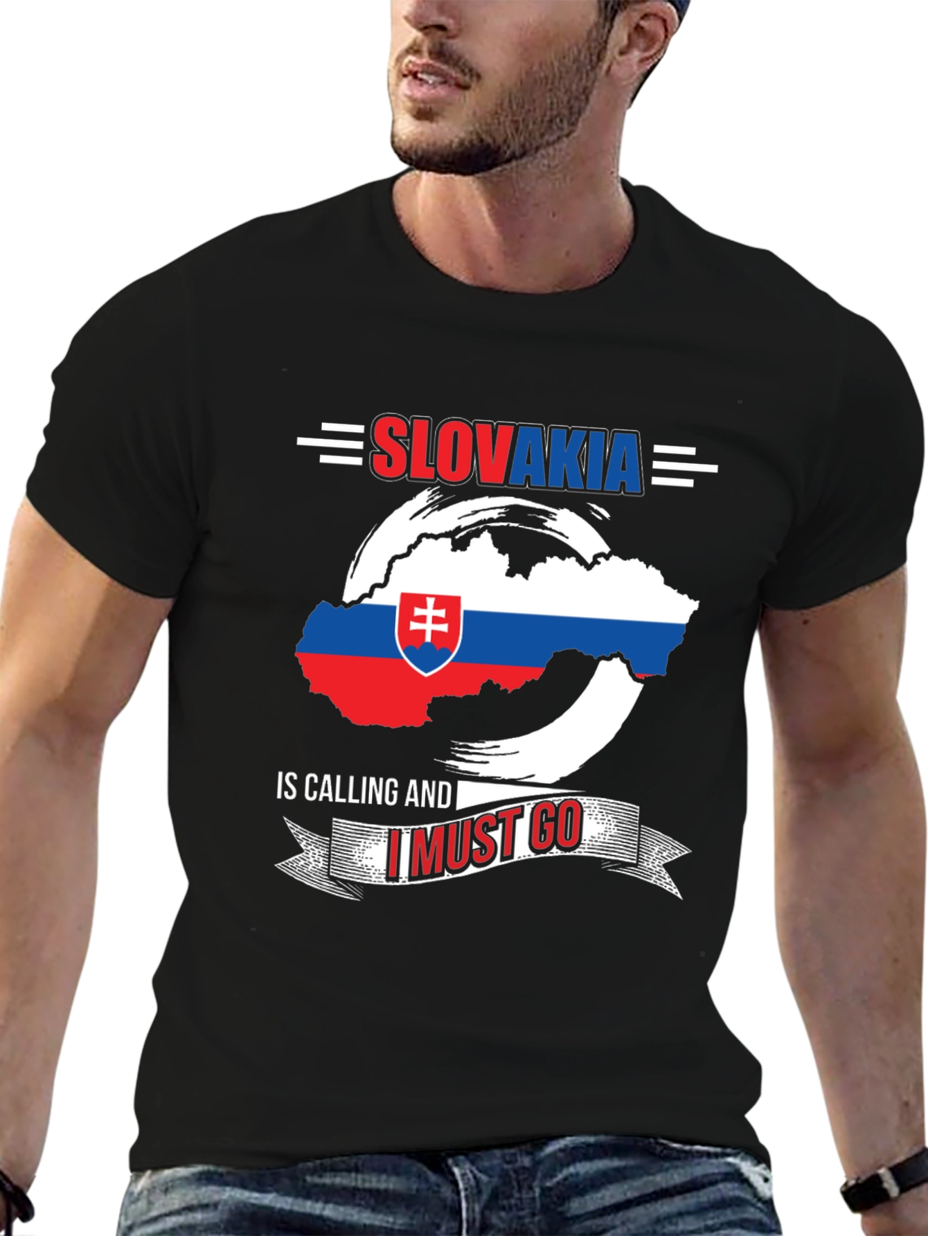 Slovakia Calling Mens Graphic T-Shirt