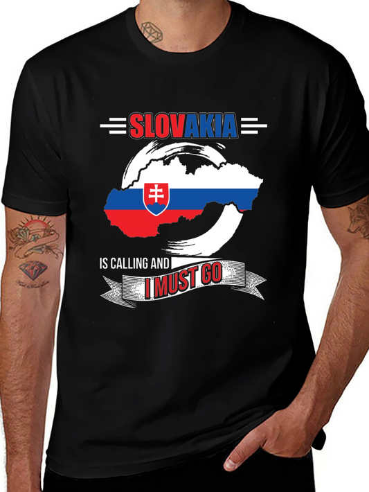 Slovakia Calling Mens Graphic T-Shirt