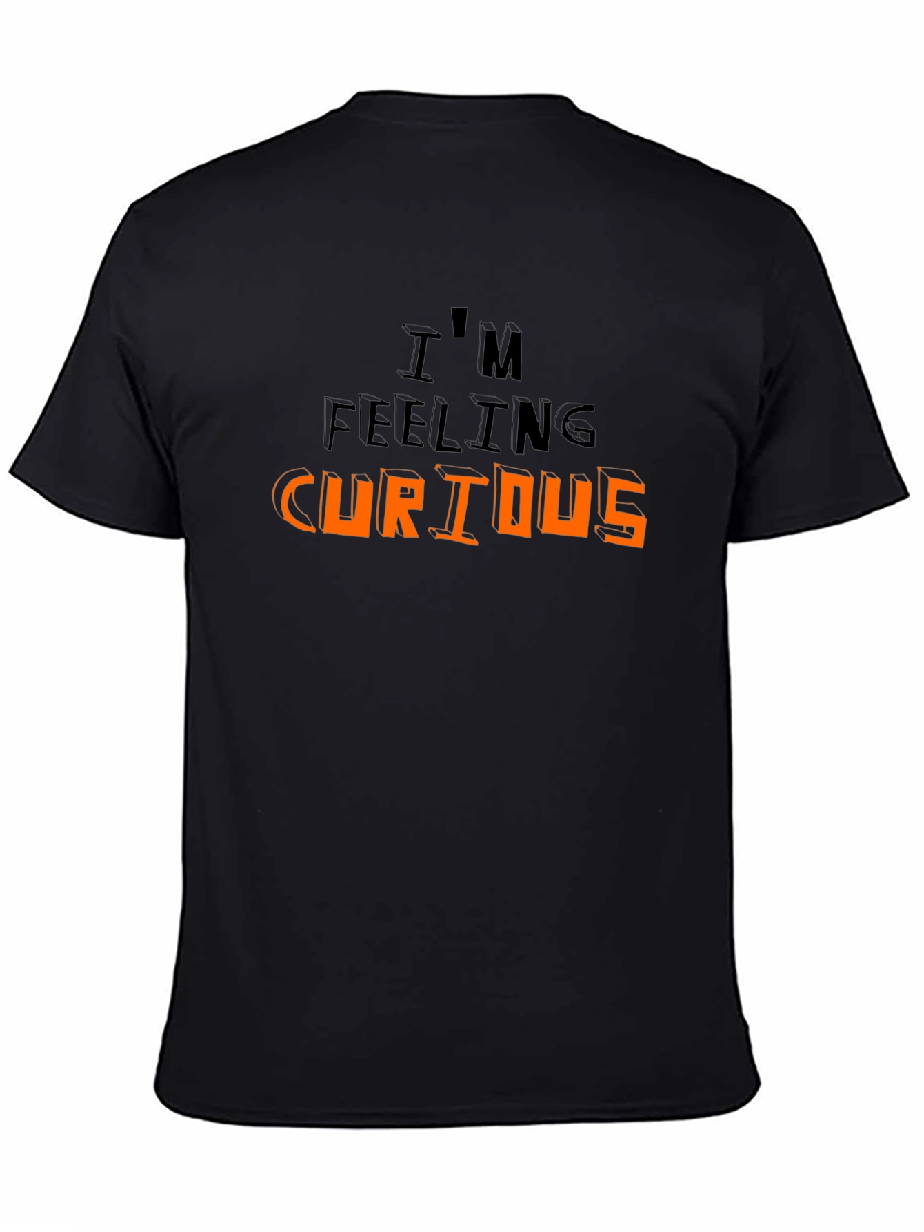 Im Feeling Curious Graphic T-Shirt - Black