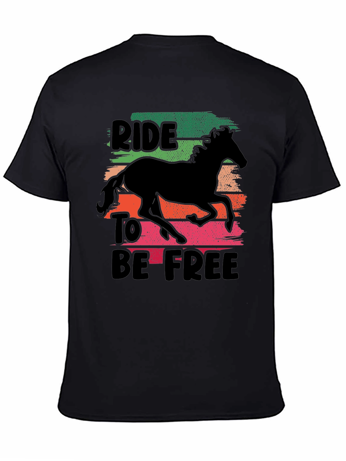 Ride To Be Free Horse T-Shirt