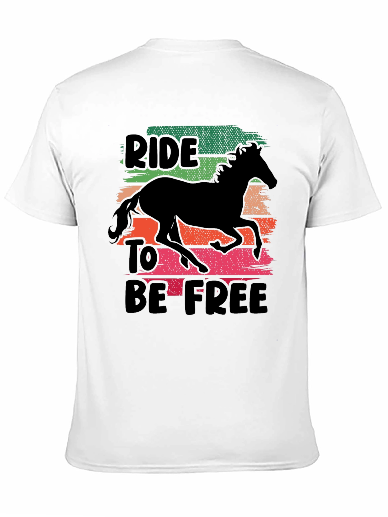 Ride To Be Free Horse T-Shirt