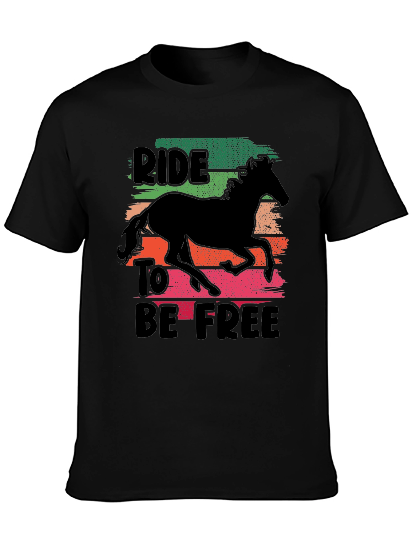 Ride To Be Free Horse T-Shirt