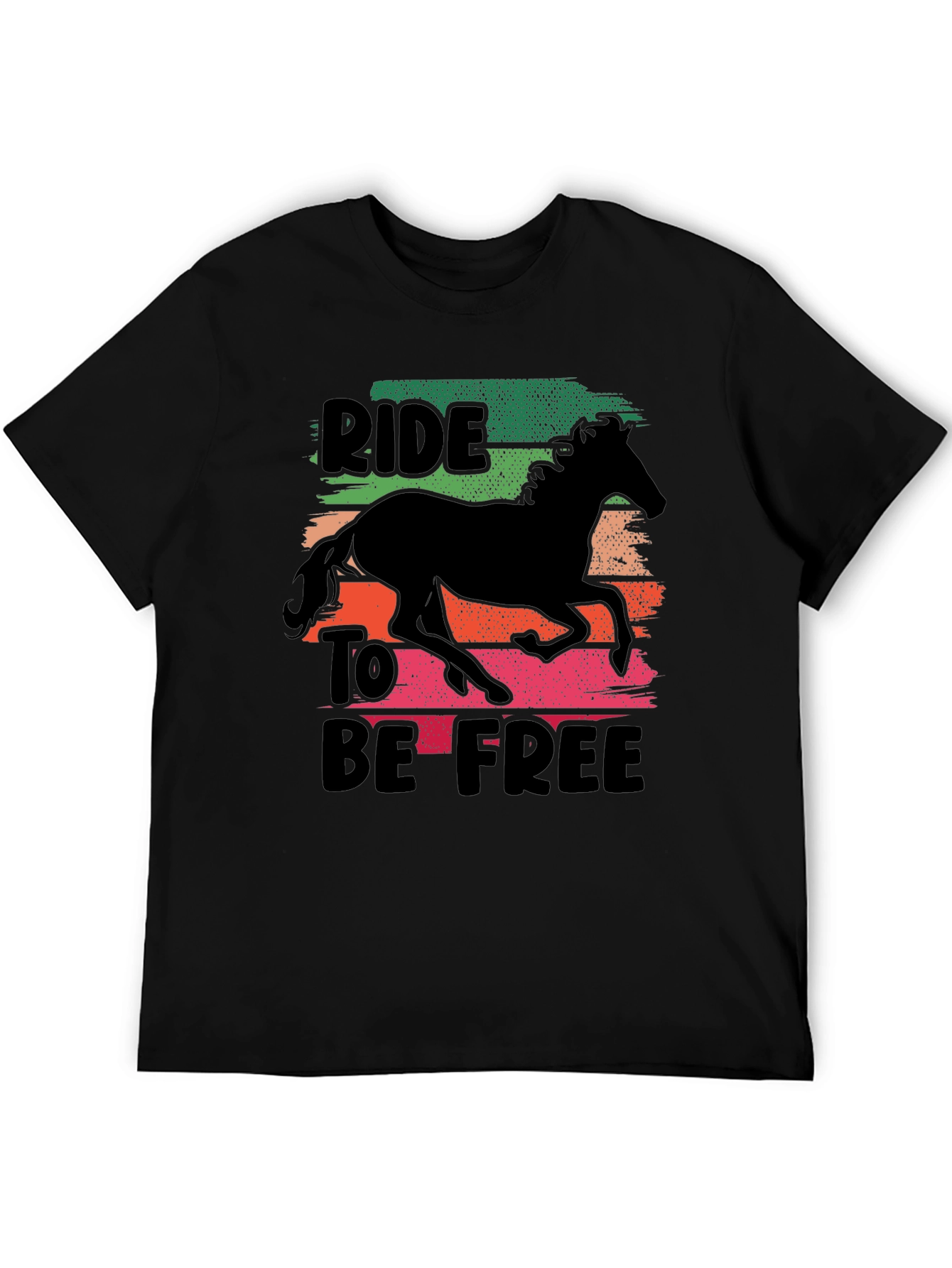 Ride To Be Free Horse T-Shirt