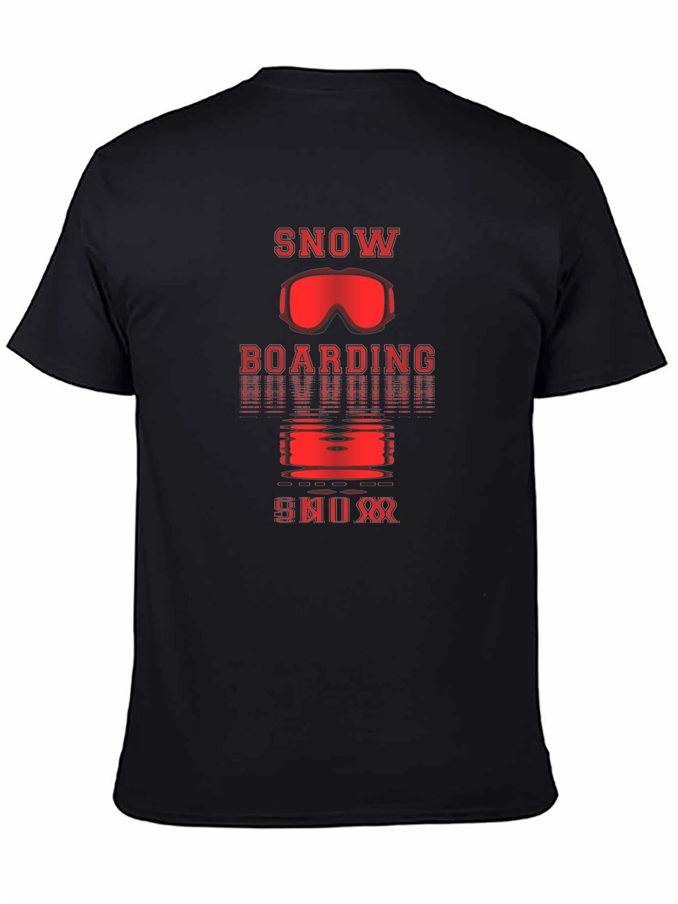 Snowboarding Skiing T-Shirt | Black Graphic Tee