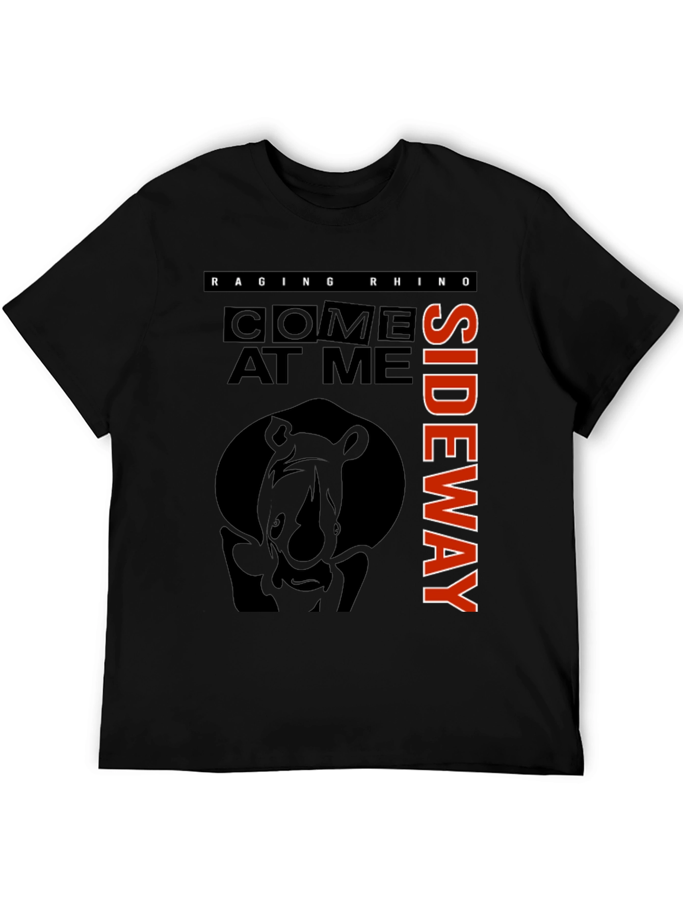 Raging Rhino T-Shirt - Come At Me Sideway